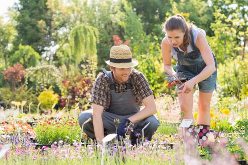 Reusable garden items prepared for charity donation