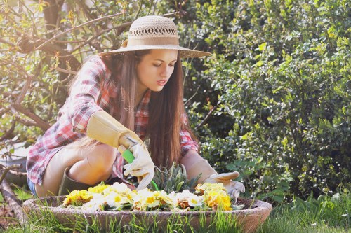 Safe manual handling during garden maintenance work